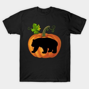 Panda bear in pumpkin T-Shirt